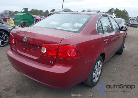 2008 Kia Optima Lx из США, поврежденный, VIN KNAGE123X85203812